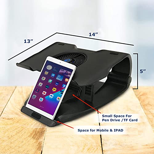 Laptop-Cooling-Computer-Holder-Riser-Stand-with-Pad-Fan-and-7-Adjustable-Angles-USB-Port-Wide-Compatibility-for-Home-Office-College
