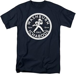 LOGOVISION Official Collegiate Distressed Plaid Badge Short Sleeve Unisex for Men & Women Cotton T Shirt Collection 3