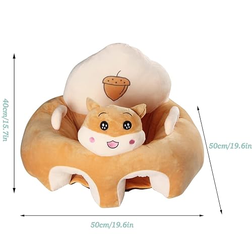 Miniatura 6 de AIPINQI Sofá de apoyo para bebé, silla de estar sentado para bebés, silla segura para bebé, silla para sentarse para bebé, silla de asiento trasero
