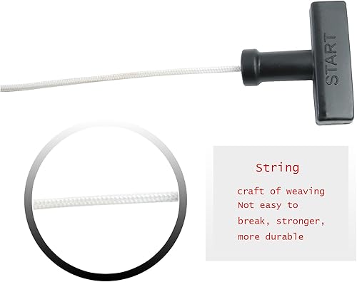 Miniatura 4 de Cuerda de tracción para Champion 2500 3500 4000w Generator Parts Honda and Clones GX160 GX200 Predator 212cc Motor Recoil Starter Pull Start Cord