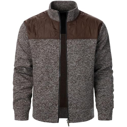 Chaqueta de punto para hombre que combate el frío extremo con estilo 3