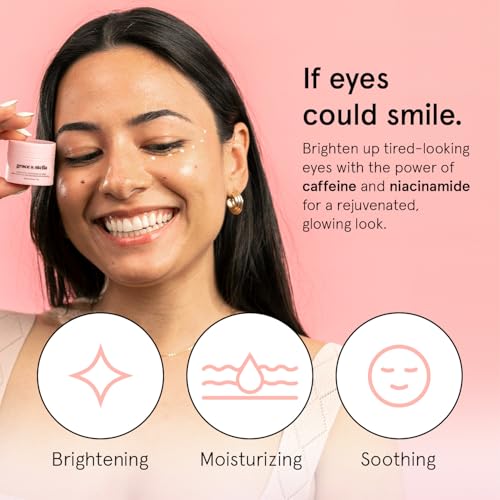 Grace & Stella Under Eye Cream For Dark Circles - Caffeine Eye Cream Anti Aging - Eye Cream For Wrinkles - Brightening Eye Cream For Puffiness And Bags Under Eyes - Made In Usa, Vegan thumb #1