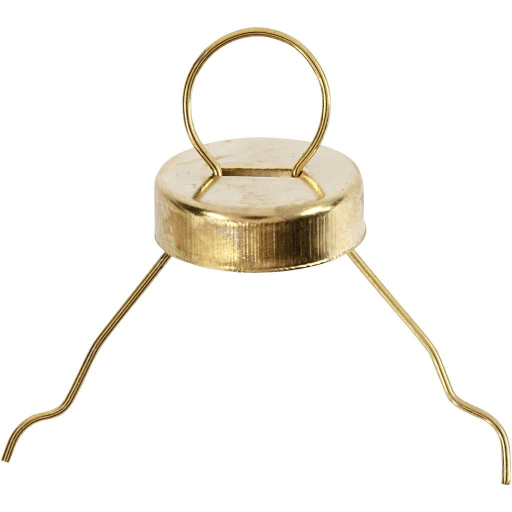 ALLY-MAGIC Ganci Per Albero Di Natale A Forma Di Caramella – 10 Pezzi In Metallo – Decorazioni Fai Da Te - 3