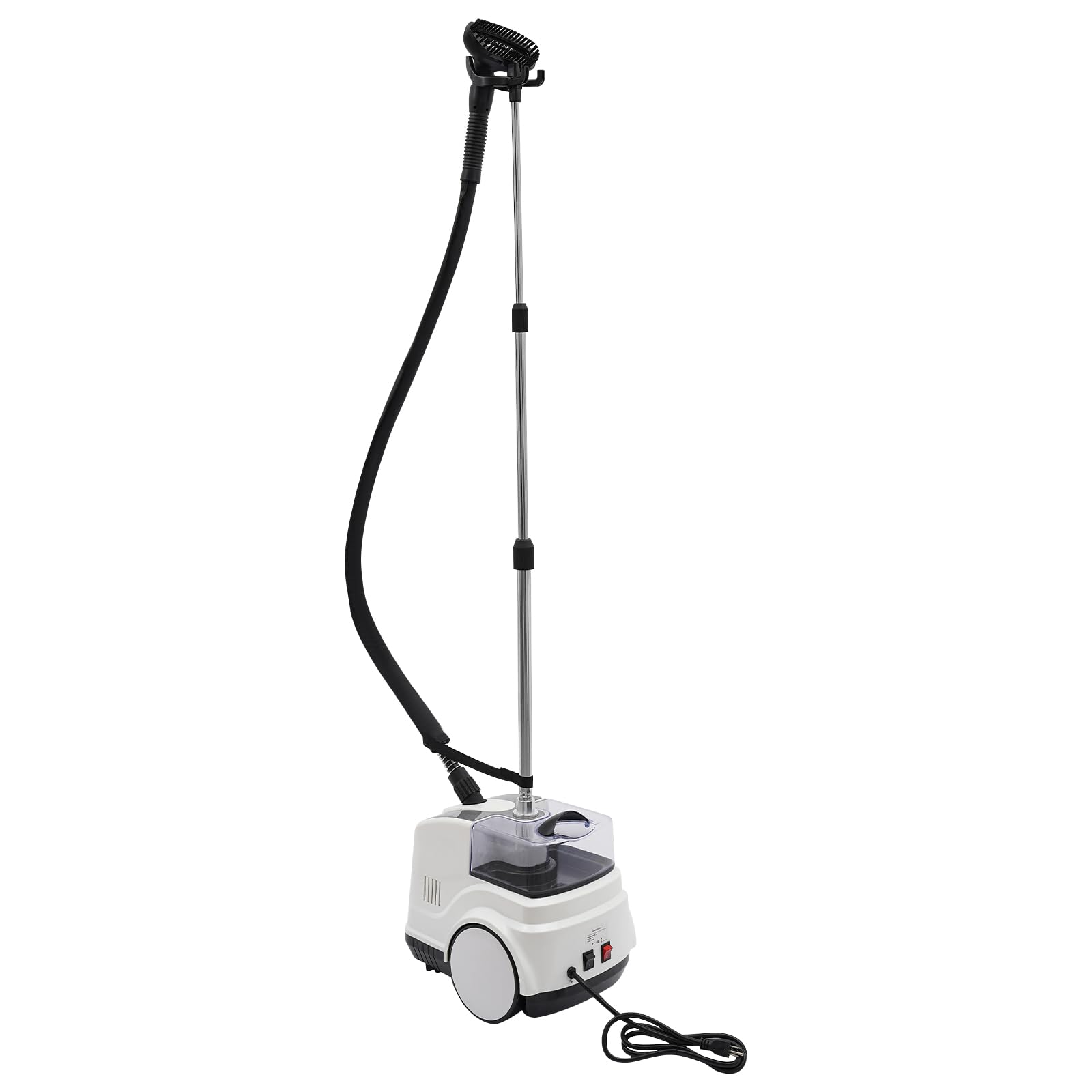 Professional Steamer For Clothes 3L Capacity Water Tank 1500 Watts Powerful Standing Garment Steamer Commercial Standing Clothes Steamer (White)