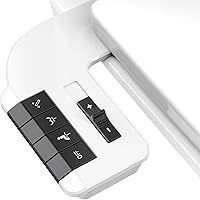 Aresmata Dual Retractable Nozzle Bidet Attachment - Non-Electric Self-Cleaning Toilet Bidet with Adjustable Pressure