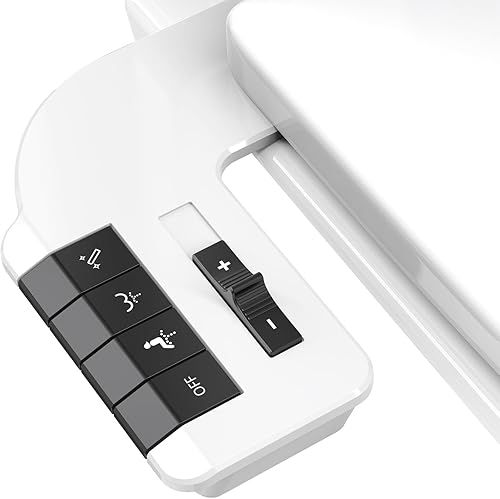 Bidet Attachment for Toilet Unique Dual Retractable Nozzles Badays for Toilets Seat, Non-Electric Self-Cleaning Fresh Water Sprayer, Adjustable