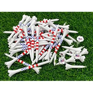NorthPointe Golf Tees Plastic Combo Length Pack of 50 Includes (40 Count) 3 ¼” Plastic Golf Tees + (10 Count) 1½ Plastic ShortTees for Irons, Hybrids, Par Threes