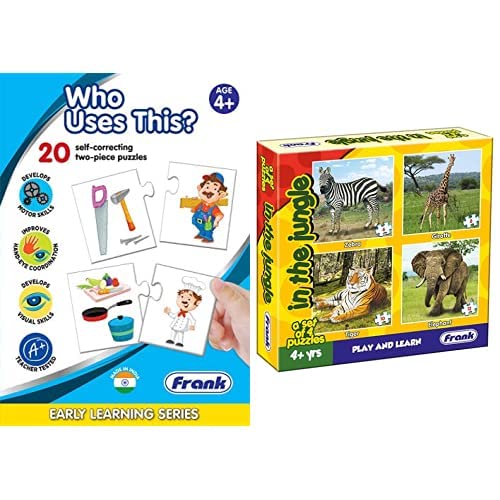 Buy Frank Who Uses This? Puzzle 40 Pieces,for Age 4 Years Old and Above Educational Toys and