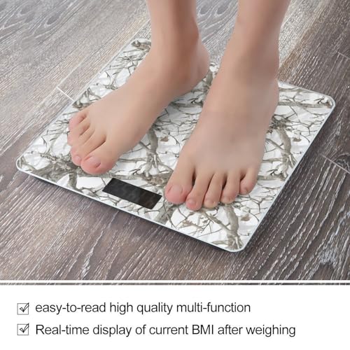 Balanza Digital de Baño Blanca con Plataforma Ancha miniatura 5