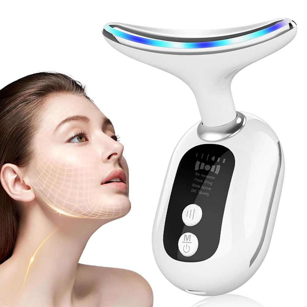 Generic Dispositivo antiarrugas faciales – aparato de masaje facial, antienvejecimiento, cuidado de la piel, belleza, tonificación de elevación facial para mejorar, tensar, suavizar la piel