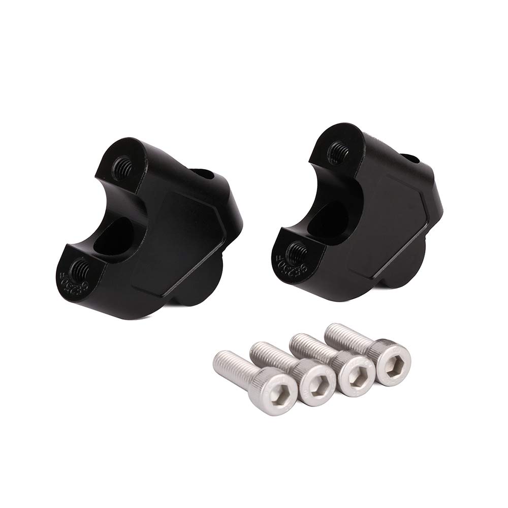 Fast Pro Support d’élévation pour guidon de moto, noir, pour Suzuki GSF 1250S 1250 S SV650 SV1000 SV 650 1000 DL250 DL 250 V-STROM 250 GW 250S GW250 S 250F GW250S