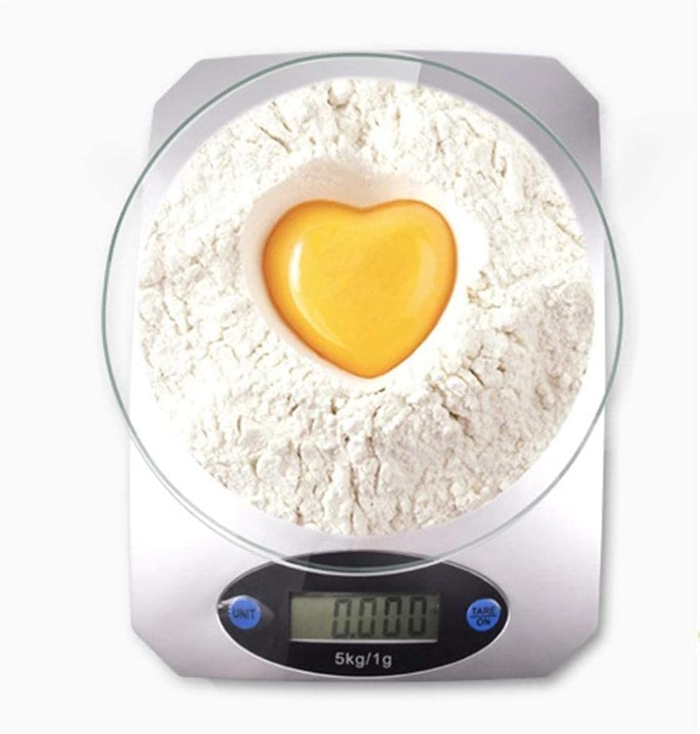 para Cocina y joyería Básculas Digitales Básculas de Cocina para Alimentos Balanzas Digitales para Alimentos Básculas electrónicas Led Bandeja de Vidrio Templado