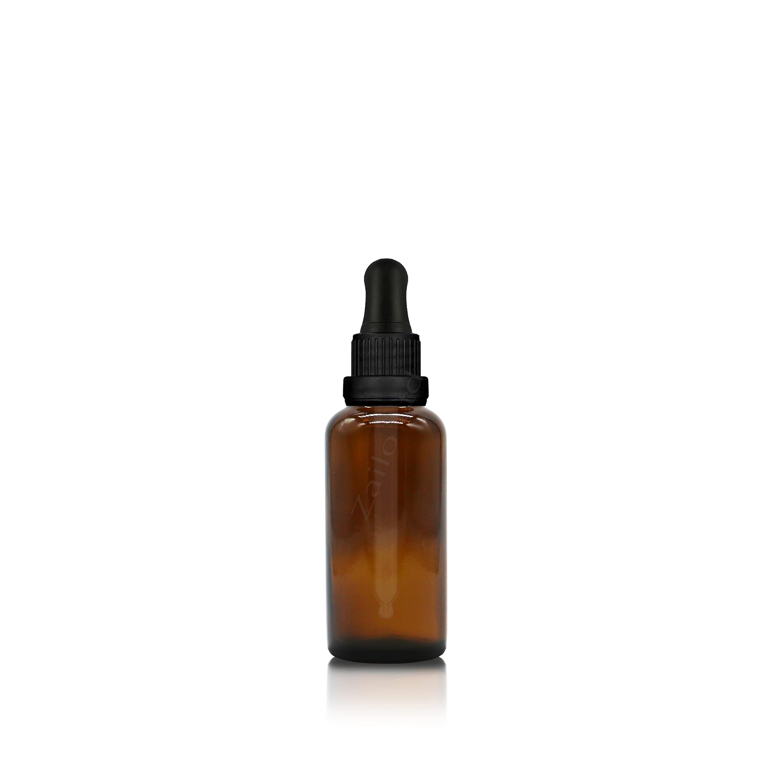 Tropfflaschen aus bernsteinfarbenem Glas, 30 ml, mit manipulationssicheren Pipetten, Pumpflasche, Augentropfen für Trägeröle, Flüssigkeiten, Kosmetik, ätherisches Öl, Aromatherapie, 40 Stück