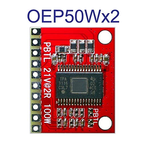 DHRUV-PRO OEP50Wx2 50W+50W Audio Module Digital Power Amplifier Board LCD Class D Digital Stereo Dual Channel Audio Power Amplifier Board