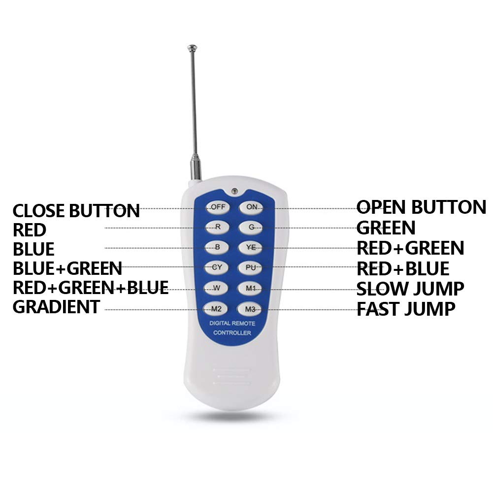 Lampada da parete da parete Piscina a LED, telecomando IP68 luci subacquee con telecomando AC12V decorazione di luci subacquee per illuminazione subacquea, illuminazione del paesaggio ( Size : 24W )