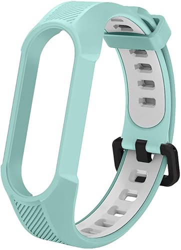 Yuuol - Correas de repuesto compatibles con Xiaomi Mi Band 6 BandXiaomi Mi Band 5 BandAmazfit Band 5, pulseras de silicona suave, correa deportiva