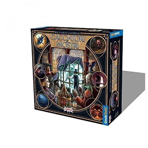 Giochi Uniti - Cacciatori di Mostri, Gioco da tavolo, 2-5 Giocatori, 12+ Anni, Edizione Italiana, GU700