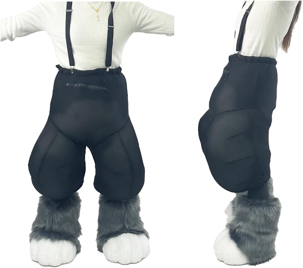 Fursuit legs interior， padding furry costume full body interior base， Cosplay Costume cloth, furry leg liner