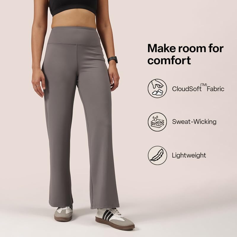 Image of BlissClub Ultimate Wide Leg Pants Lite for Women, Regular (for Women Upto 5'4)