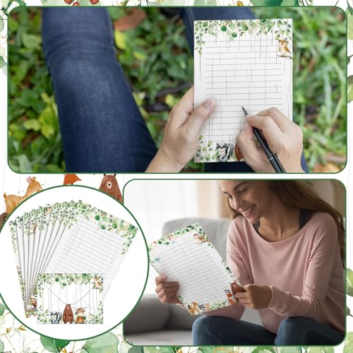 Image of TaoBary 160 Pcs Woodland Animal Stationery Paper and Envelopes Set