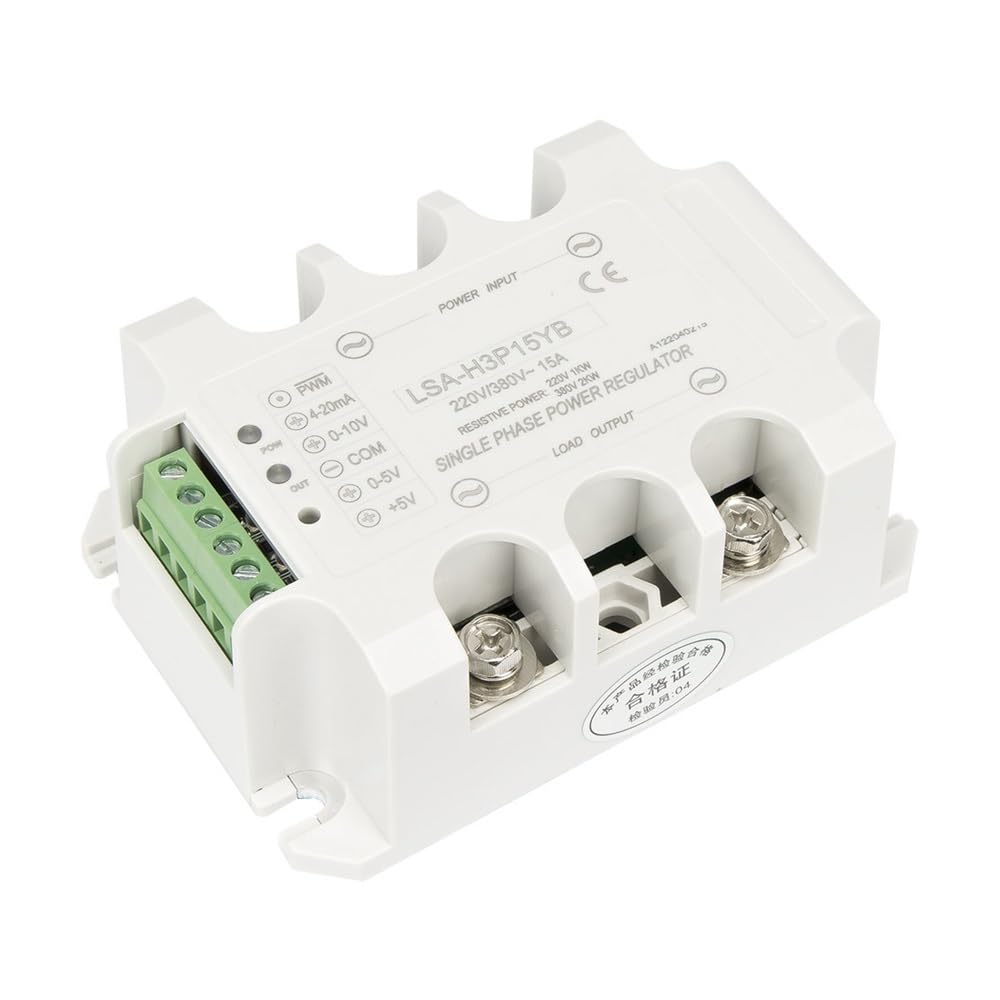 YLQUXEUV LSA-H3P15YB single phase AC 15A 220V/380V solid state voltage regulator/power regulator module