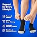 SB SOX 2-Pair Compression Running Socks for Men and Women – Low Cut/Ankle Athletic Socks for All-Day Wear (X-Large, White/Black)