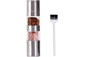 2-in-1 Salt and Pepper Grinder: Grind Salt and Pepper in One Tool
