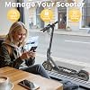 Electric Scooter, 350W Motor, 19 Mph Speed & 15 Miles Range, 8.5 Solid Tires, Lightweight Foldable Scooter with Dual Braking System, Max Load 265LBS