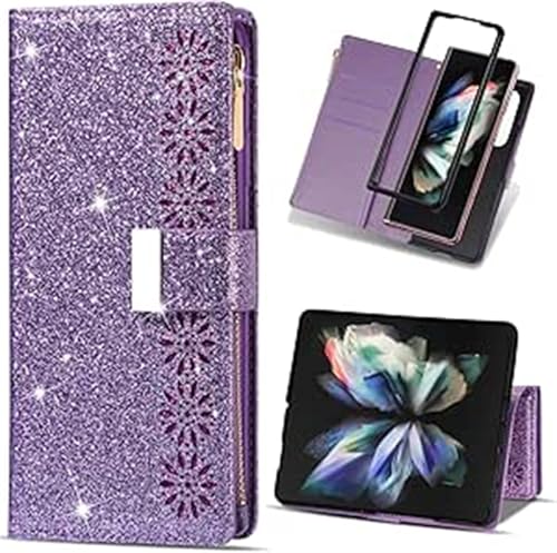 Etui Samsung Galaxy Z Fold 6 antichoc magnétique doté d'une fente portefeuille protectrice intégrée