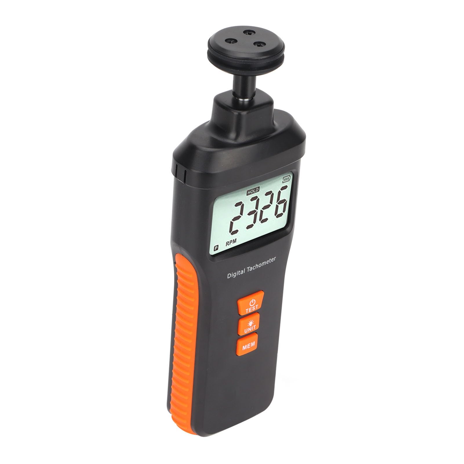 Tacómetro Fotoeléctrico Digital, Tacómetro Fotoeléctrico Digital de Doble Uso de Alta Precisión, Fácil de Usar, Compacto y Portátil, Ancho, Tacómetros