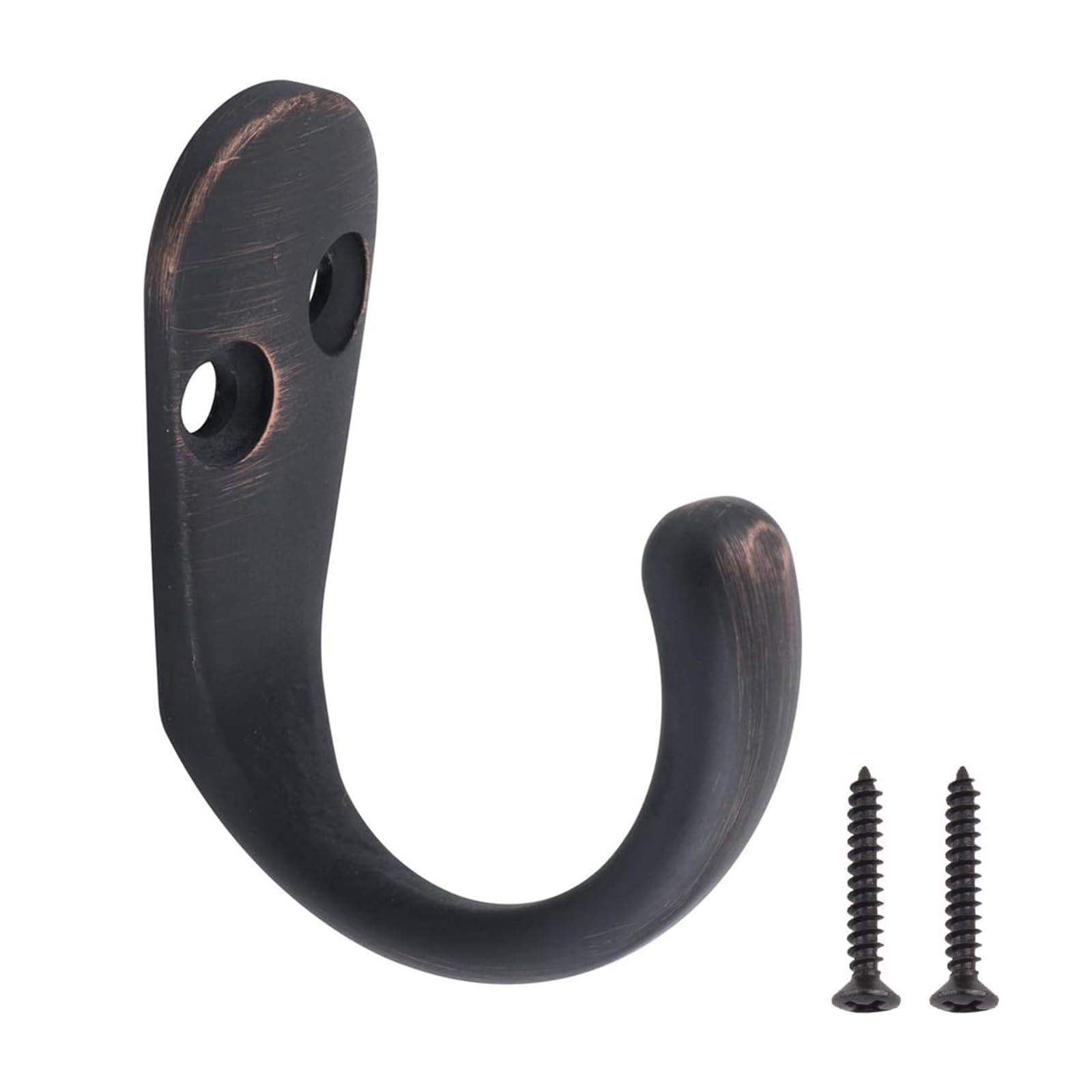 Crochets muraux robustes en métal bronze huilé anti-déformation