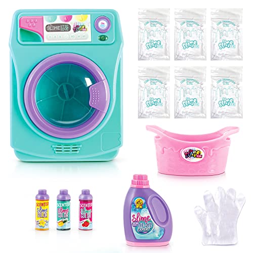 Canal Toys - So Slime SSC 134- DIY Tie Dye Slime with Washing Machine Mixer, Make Your own Scented Slime with The Tie Dye Slime Machine, 6 Slime Set, Mehrfarbig