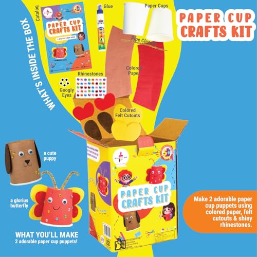 Image of Kalakaram 4-in-1 Mini's Buzzy Collection Kits DIY Painting & Coloring Kit, Art and Craft Kit, Educational Fun Activities Birthday Gift Kit for Girls, Boys, Teens, Kids Ages 5, 6, 7, 8 Year Olds