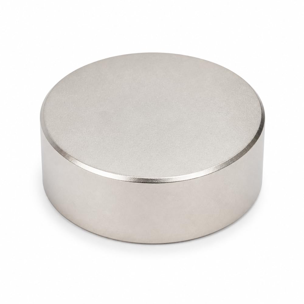 5 Stück Neodym Magnete Stark 50x20 mm N38 – Scheibenmagnete Extra Stark, ca. 65 kg Haftkraft – Werkstatt, Industrie & Montage – Top Magnesy