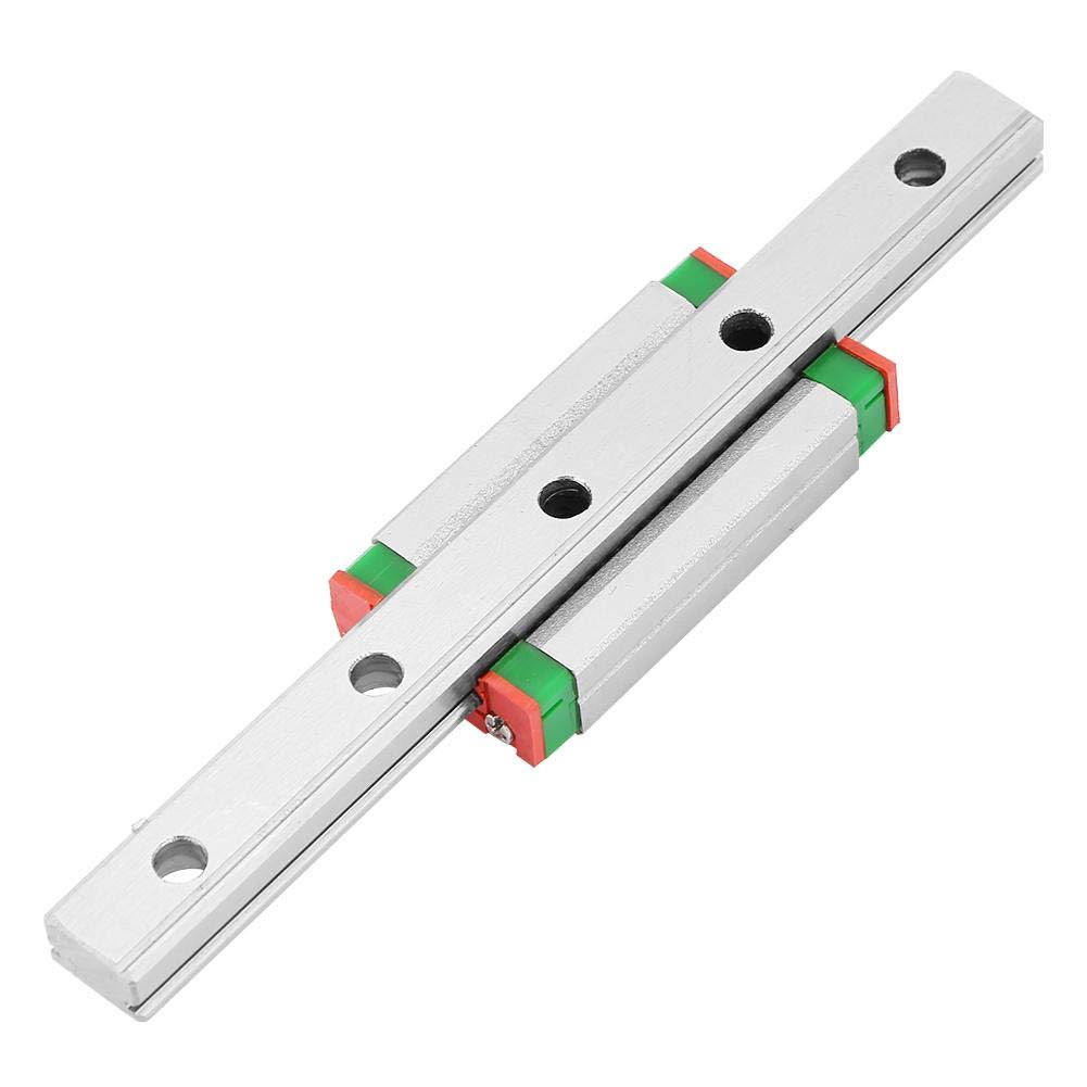 Zunate MGN9H Guía lineal en miniatura 100mm Carril guía 9mm + bloque deslizante