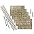 FASÄDE Traditional Style/Pattern 10 Decorative Vinyl Backsplash 15 sq ft Kit in Bermuda Bronze