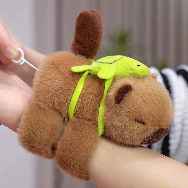 Image of SCOOBA Wrist Holding Wagging Tail Capybara Soft Toys for Kids Babies (Holding Capybara with Tail Wagging)
