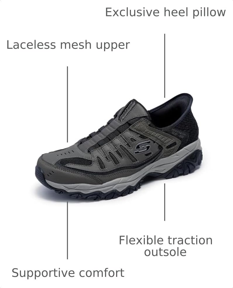 Image of Skechers Men's Afterburn M. Fit Ridgeburn Hands Free Slip-in