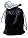 Rune/tarot Bag: Black and Silver Velvet Bag