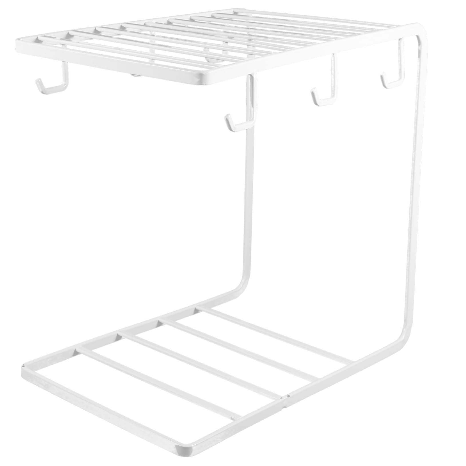 PRETYZOOM Supporto Per Tazze e Piatti Ferro Battuto Stile Nordico Porta Tazze Da Caffè Con Ganci Per Appendi Mugs Colore Random Per Cucina Ufficio e Ristoranti