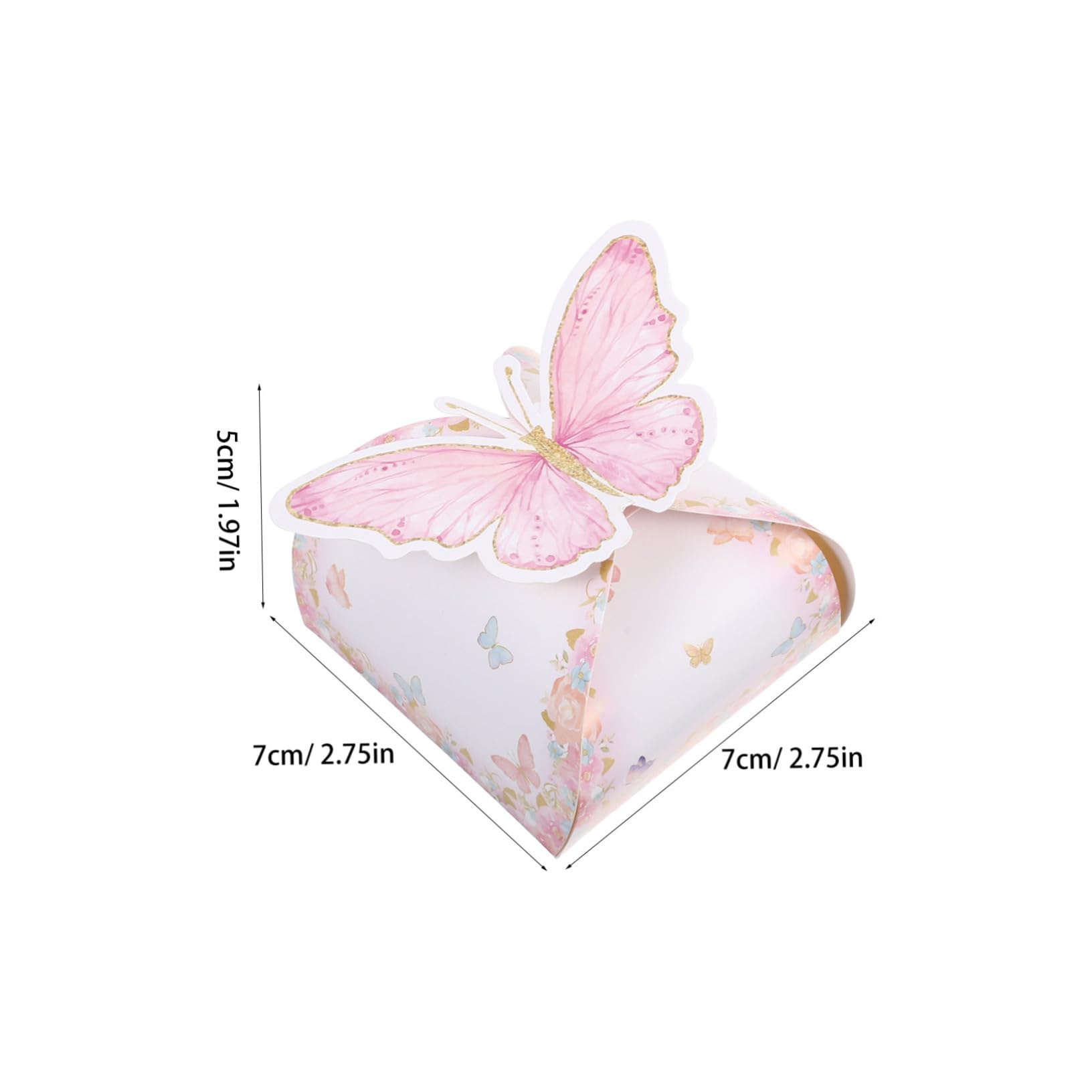 Anneome 48 Pezzi Confezioni Carta per Dolci e Cioccolatini Chiusura Sicura per Compleanni Matrimoni e Contenitori Versatili per Caramelle e Dolcetti