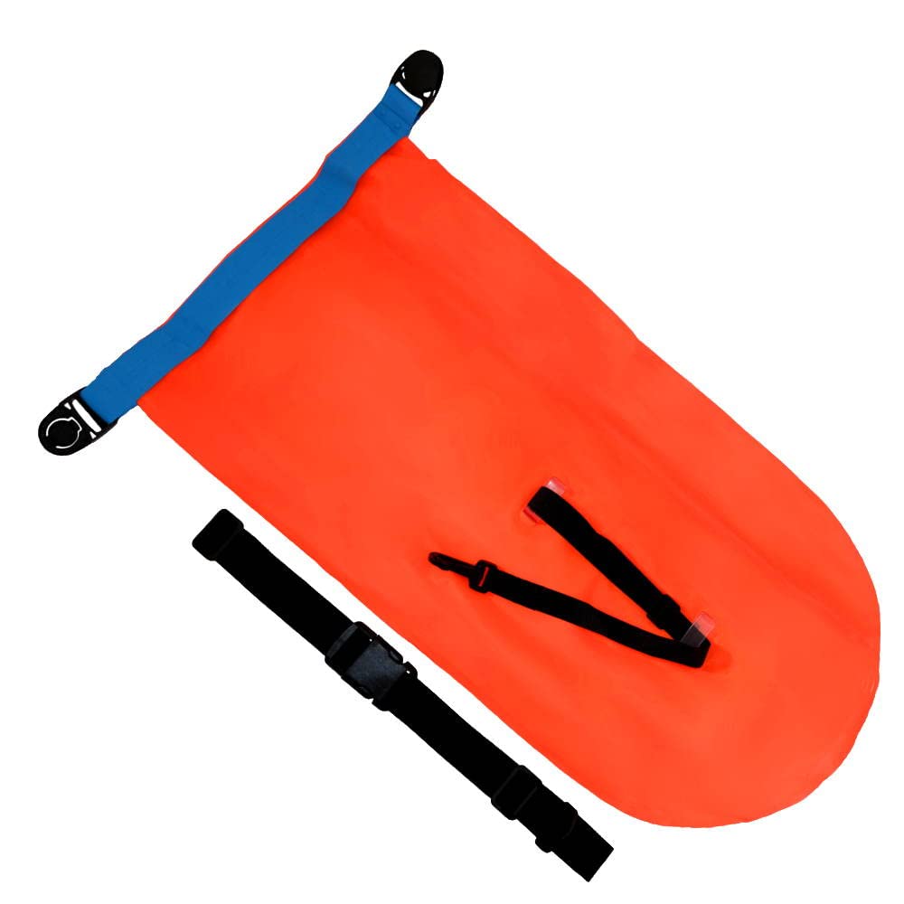 SAFE4SPORT PerfectSwimmer+ - bojka dmuchana do pływania - boja asekuracyjna z kieszenią na rzeczy