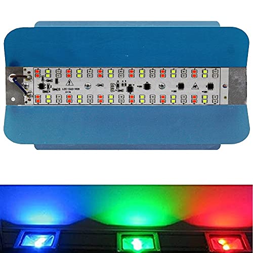 Image of MLD BL2583 Multicolor 30W Automatic Colour Changing Light (Red, Green, Blue) Waterproof LED Tungstun Loding RGB Flood Lights | Pack of 4