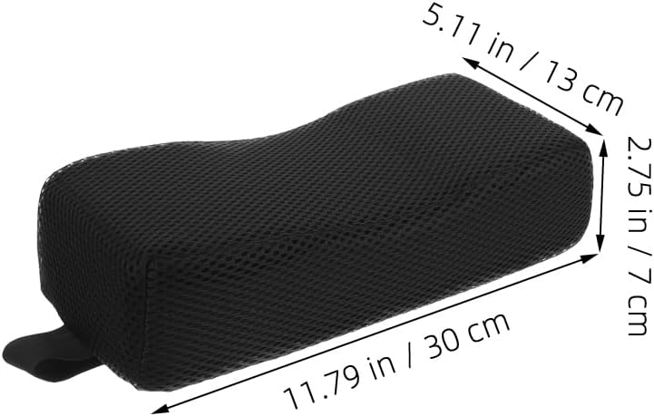 VALICLUD Reusable Wheelchair Headrest Attachment Neck Support Pillow for Office Chair Gaming Chair Breathable Mesh Head Positioning Cushion 11.81X5.11X2.75In