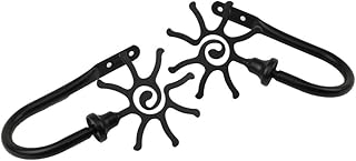 Rod Desyne Modern Sun Curtain Holdback Finish: Black