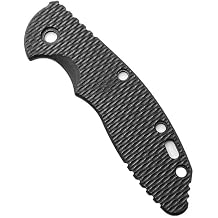 1 Piece Custom G10 Scales Handle Replacement Fits for Rick Hinderer XM18 3.5inchBlack