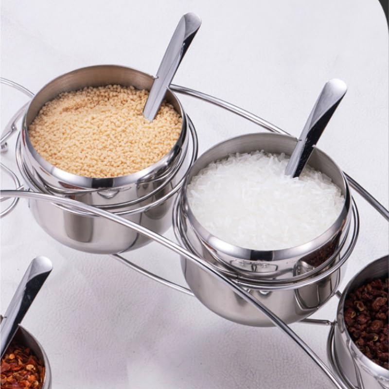Stainless Steel Seasoning Container Kitchen Set Storage Box