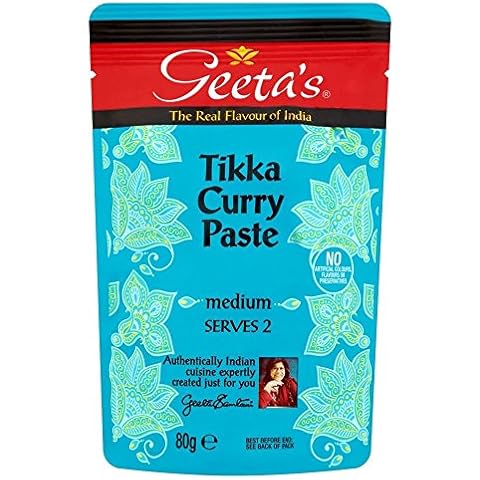 Geeta's Medium Tikka Curry Paste 80g Cover