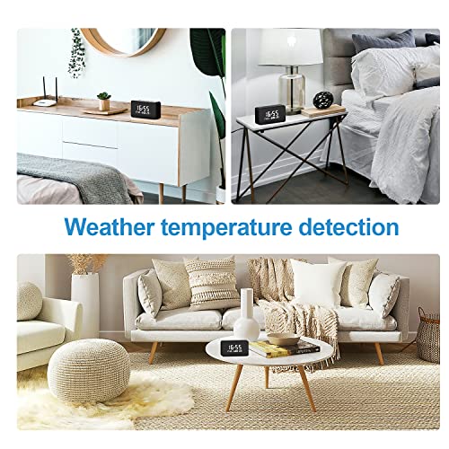 Hidden Camera Clock,1080P Wifi Wireless Mini Spy Camera Alarm Clock Surveillance Security Camera With Night Vision,Motion Detection Alarm,Nanny Cam Remote Viewing Live Streaming For Indoor Security #TOP3