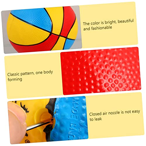 KOMBIUDA 1 Unidade basquete colorido basquete infantil brinquedos para crianças Brinquedos infantis